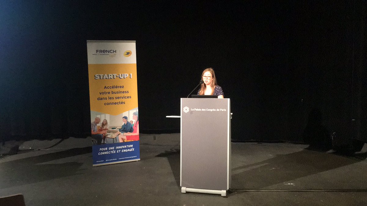 [ #Produrable]  
Présentation #FrenchIoT <a href="/GroupeLaPoste/">La Poste Groupe</a> by @Clara_Schtt au salon <a href="/PRODURABLE/">Salon PRODURABLE</a> pour lancer la session de Pitch #startup <a href="/axibio/">Axibio</a> <a href="/StimergyFr/">Stimergy</a> #NeutralIT <a href="/PyxoFrance/">Pyxo</a>