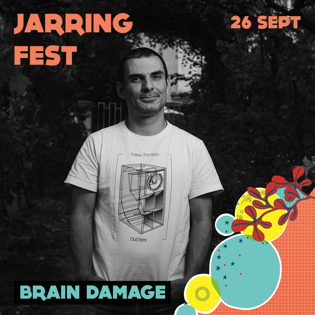 Artiste en constant renouvellement et considéré comme l’un des fondateurs de la scène dub en France, <a href="/braindamagedub/">Brain Damage</a> sera en live le 26 septembre au Jarring Fest' !

Billetterie 👉 bit.ly/31U2Cqq