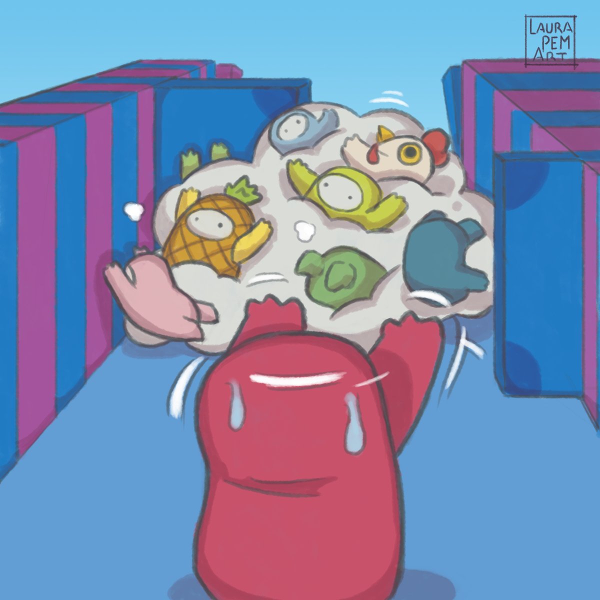 LauraPemArt's tweet photo. Comic 6. Tsunami in the Block Party (all the comics in my profile)
@FallGuysGame #FallGuysGame #FallGuysArt #FallGuys #FallGuysSeason2 #FallGuysComic #FallGuysUltimateKnockout https://t.co/i0WCcDmm96