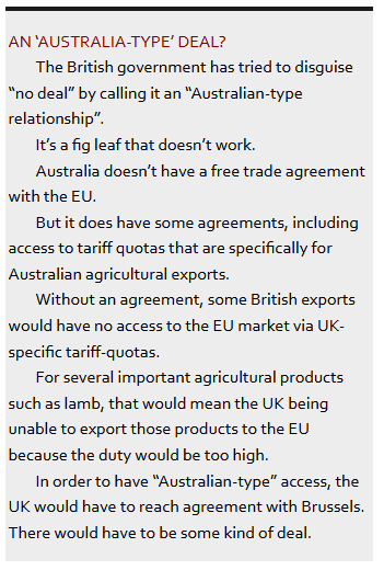13. EMPEROR’S NEW CLOTHES. Trying to dress “no deal” up as any kind of deal is like the emperor’s new clothes.It’s a fig-leaf that doesn’t work.END https://tradebetablog.wordpress.com/2020/05/27/wto-terms-part-1-meaning/#terms