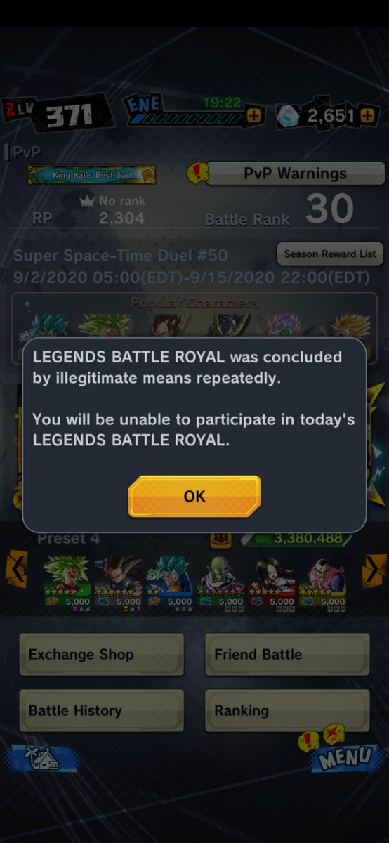 Gamer_Kage's tweet photo. @DB_Legends Ah man, did you get a phone call? Well, here's your punishment for having a life! https://t.co/jWuhDLdEQA
