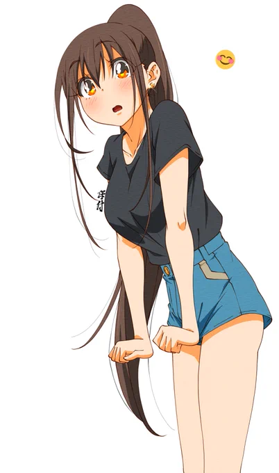 なんでもない子JK～ポニ子～
ベランダとか上から見下ろしポニ子～! 