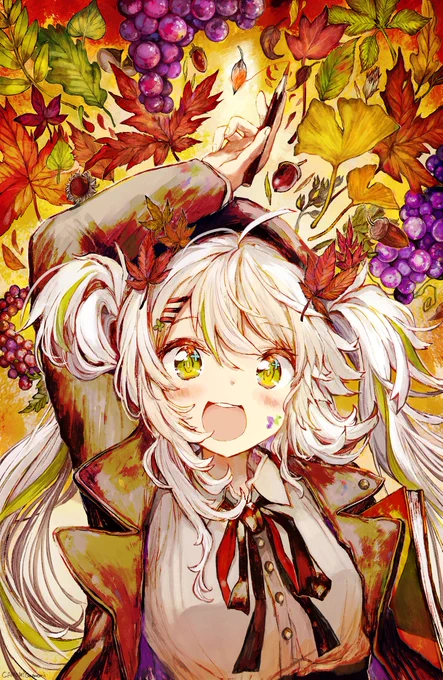 芸術の秋がやってくるのが楽しみすぎるお絵描き娘? 