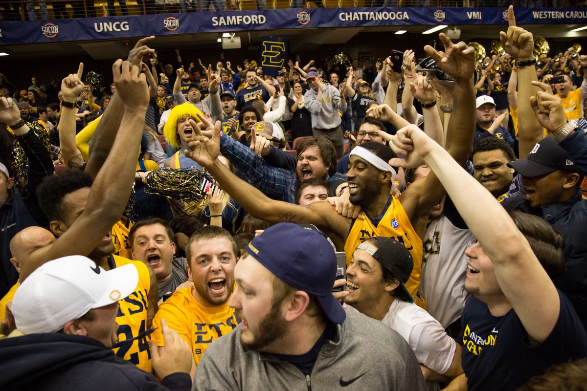 .<a href="/ETSUFans/">ETSU Fans</a>, a look back to when you celebrated with <a href="/DesontaBradford/">Ozzy</a> following the 2017 SoCon Championship...

Bradford is now back as our Assistant for Player Development!  

#ETSUTough | #StrongerTogether | #BucPride