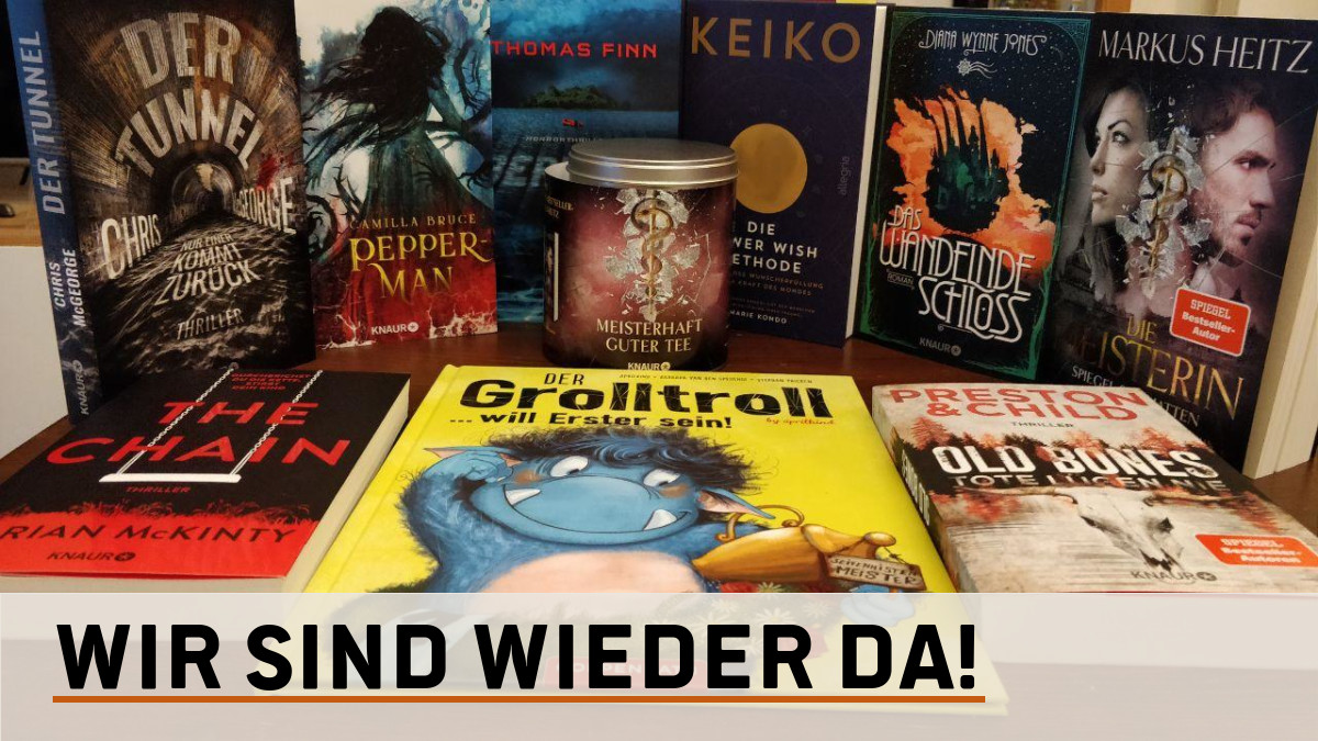 Nach einer stressigen Zeit melden wir uns heute mit einem "Wir sind wieder da Post" zurück. Falls ihr wissen wollt, was bei uns in den letzten Wochen so los war und was in den  nächsten Wochen so folgen wird, schaut mal vorbei.😊

gameofbooks.de/2020/09/wir-si…