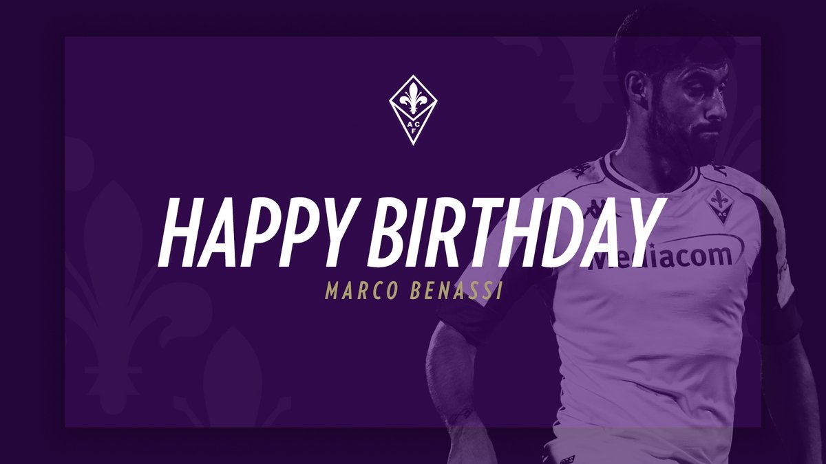 acffiorentina's tweet image. Tanti auguri Marco!! Happy Birthday!! 🥳  

Leave a 💜 to wish Marco #Benassi a happy birthday! 🎂

#ForzaViola 💜 #Fiorentina