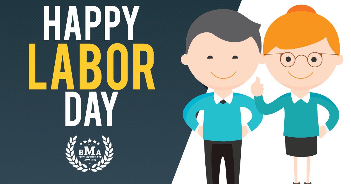 BestAppAwards's tweet image. Happy Labor Day to all the hard working #apps and developers that provide the #technology and innovation needed to give us less work with more free time. #HappyLaborDay