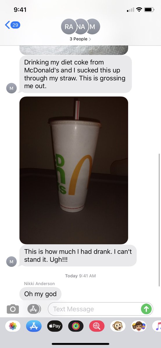 blairjohnsonn's tweet photo. Y’all my mom found a WHOLE WORM in her @McDonalds cup...A WORM. https://t.co/orClOurtCc