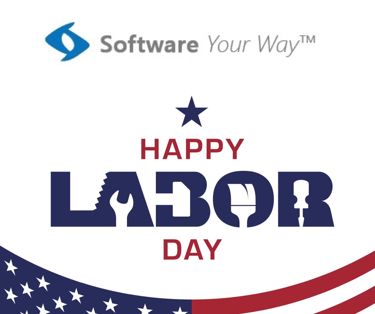 SoftwareYourWay's tweet photo. Happy Labor Day!
#SoftwareYourWay https://t.co/KljV5ov0V6
