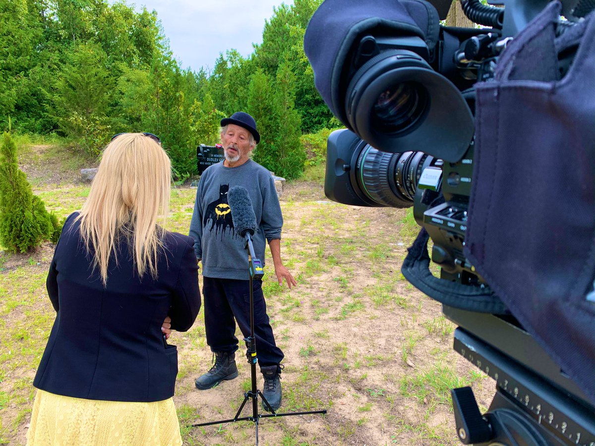 tonyfera1's tweet photo. Yesterday, @CityCristinaH and I had the chance to speak with Pierre George, brother of #DudleyGeorge who was killed by an OPP officer 25 years ago.  They were both part of a movement to reclaim stolen #indigenous land.  A special 3 part series starts on @CityNews tonight. https://t.co/IzvdXsmwSv