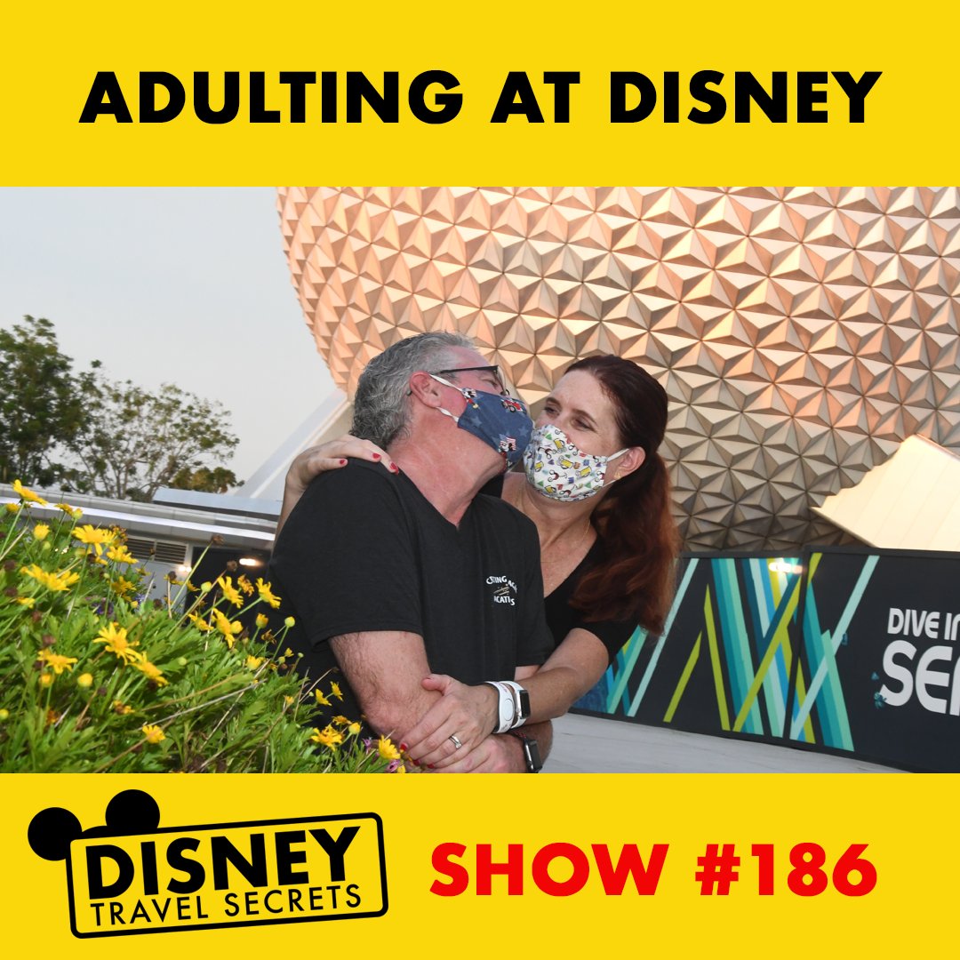 NEW SHOW! This week it's all about Adulting at Disney. 👫And yes, we have lots of ideas beyond the "drinking around the world." 🥂We're talking tours, dining, and relaxation ideas. 💫An adults only trip to Disney World is so fun. Do you like doing adults only trips? #distwitter