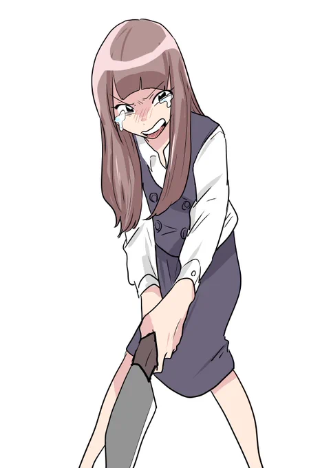 「いつまで経っても奥さんと別れてくれないし!!!!」と言ってそうな絵が出来ました 