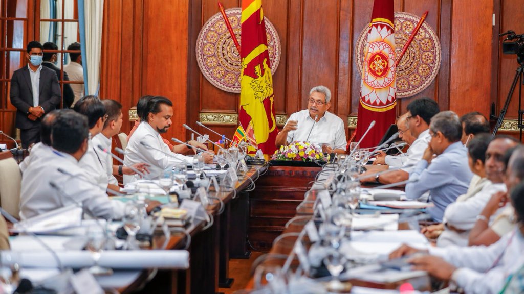GotabayaR's tweet photo. අද (7) ජනාධිපති කාර්යයාලයේදී පැවති සාකච්ඡාවේදී මැණික් සහ ස්වර්ණාභරණ කර්මාන්තකරුවන් උපයන ලාභය මත පනවා ඇති 14%ක ආදායම් බද්ද සහ  සහ 15% වූ රත්‍රන් ආනයන බද්ද ඉවත් කිරීමට තීරණය වුනි.

#ActioningtheBlueprint https://t.co/QKgszXpBPm