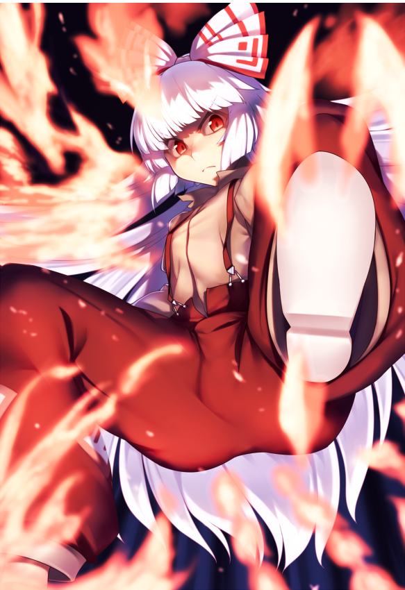 藤原妹紅 「もこたん 」|カイザ閣下のイラスト