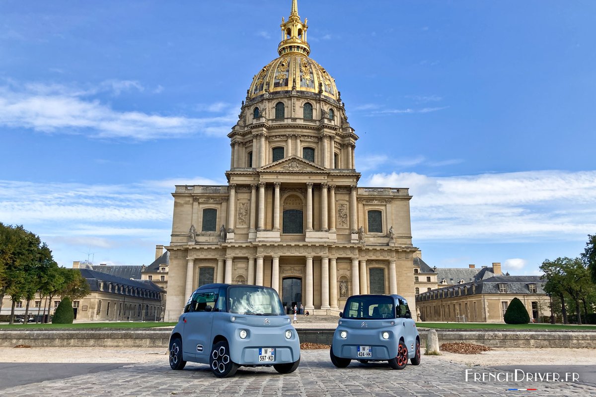 french_driver's tweet photo. #Essai nouvelle #CitroënAmi : que vaut la micro-citadine électrique à 6000 € ? 🚗⚡️ 
➡️ https://t.co/XrGOMmhuvP #FrenchDriver #AmiAimeParis #ËlectricForAll #InspiredbyFans https://t.co/Gdl2UNTx7E