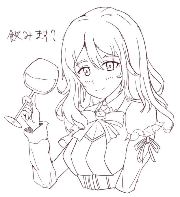可愛く描けてる。 