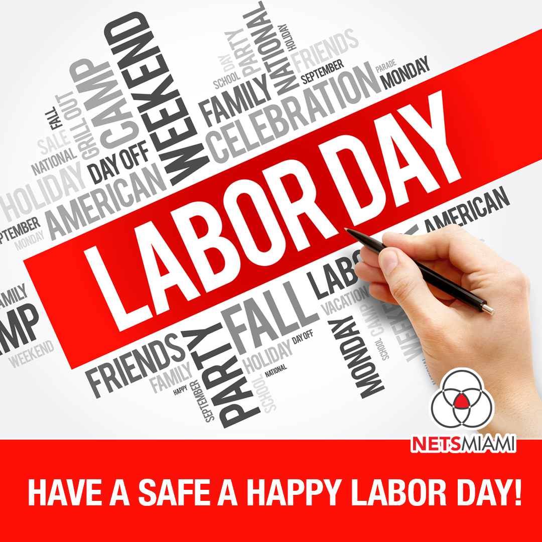 miami_nets's tweet photo. Happy Labor Day from our family to yours! Stay safe &amp; have a great holiday with your family &amp; friends! 💻https://t.co/QTPkcY5SqZ
#coralgables #laborday2020 #labordayweekend #celebration #celebrate #holydays #labordaysales #monday #anniversary #workers #success #teamwork https://t.co/LGhkBxQZq3