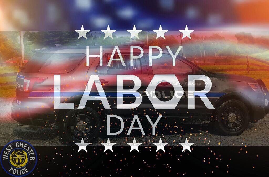 WCBoroPolice's tweet photo. WCPD wishes everyone a very Safe and Happy Labor Day!
#laborday2020
#WCBPD https://t.co/hTpBTHL73k