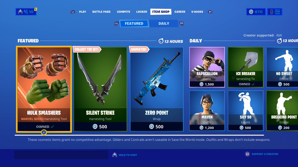 AshimVFX's tweet photo. @OMGitsAliA Used your Code In the Fortnite Item Shop !!
#usecodealia https://t.co/HgdT4d0tis