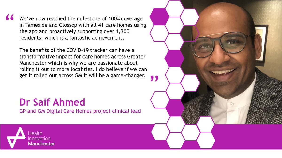 BLOG: Dr <a href="/saifrickahmed/">Saif Ahmed</a> explains how health &amp; care professionals from #GreaterManchester have worked w/ <a href="/SafeStepsTech/">Safe Steps</a> to track outbreaks of #COVID19 among care homes residents 🤝

Read how the tracker can have transformative impact across GM 🔗 ow.ly/lJJA50BjKX8 #weareHInM