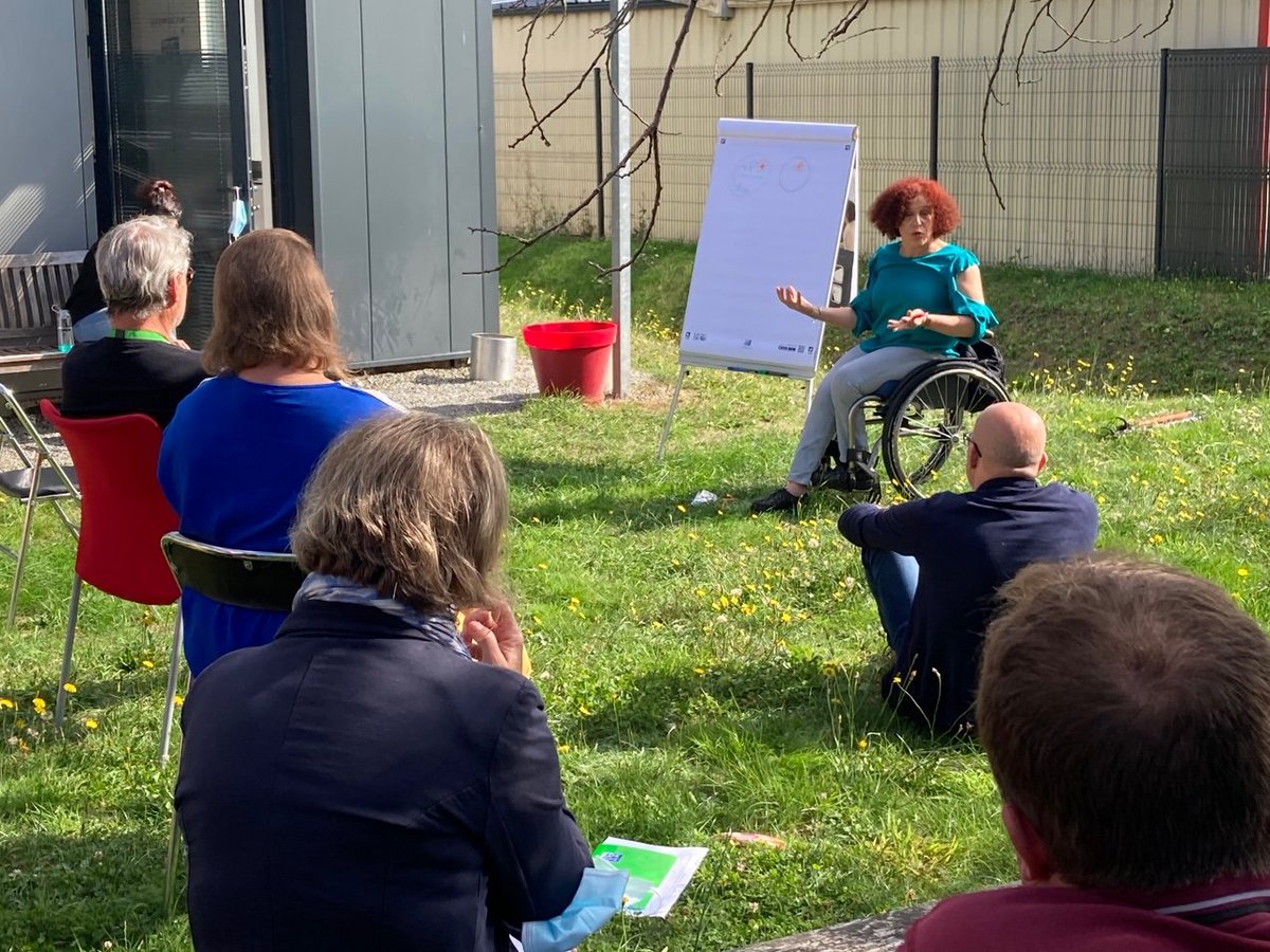 Matinée d'échanges avec l'équipe <a href="/capemploi35/">Cap Emploi 35</a> sur l'estime de soi. Merci 🙏 Hadda pour ton dynamisme toujours au rendez-vous 👍🙂
@impulsion_hadda
 #coaching #Handicap #accompagnement