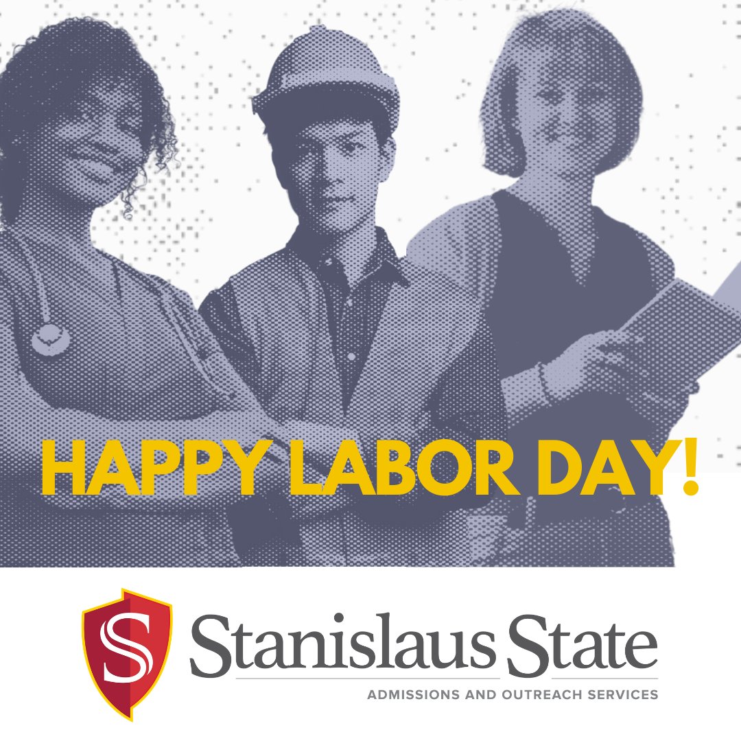 StanAdmissions's tweet photo. Happy Labor Day, warriors! Thank you to our amazing faculty, staff, &amp; students for your hard work &amp; dedication to our campus community. Hope you have a great three-day weekend! #StanAdmissions #LaborDay https://t.co/G4N0FTBoiC