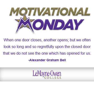 LOC_Magicians's tweet photo. It's Motivational Monday! Focus on the bright future full of endless possibilities. #MotivationalMonday #TheMagicNeverStops #LeMoyneOwenCollege #HBCUMemphis https://t.co/TBmKxF3EOR