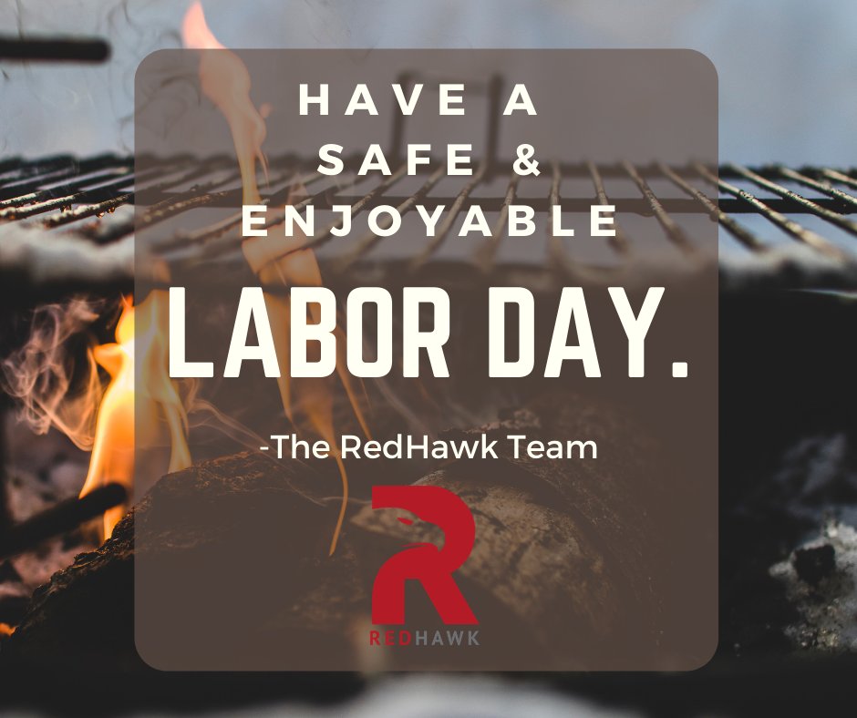 RedHawkIS's tweet photo. The RedHawk Team would like to wish you a safe & enjoyable Labor Day.
#TheRedHawkTeam #RedHawk #RedHawkConsultingGroup #HolidayWeekend #LaborDay #LaborDayWeekend #StaySafe #Enjoy https://t.co/cak8JAhYK5