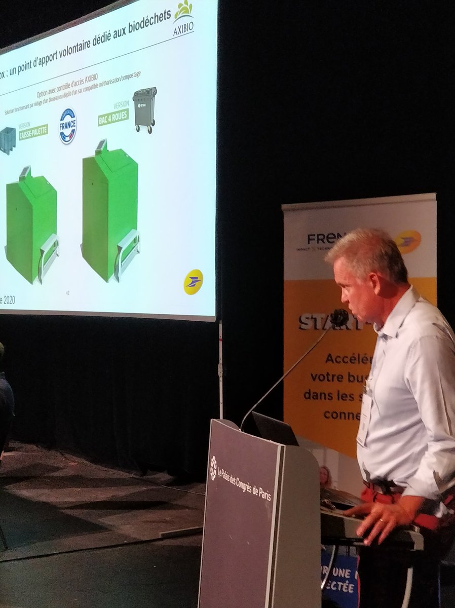 pascalewilhelm's tweet photo. #produrable  Atelier #openinnovation #FrenchIot du @GroupeLaPoste . Faire des bio déchets une vraie ressource en collectant et traitant en boucle courte avec @axibio #environnement #climat #innovation #startups https://t.co/8hpsy1fWkm