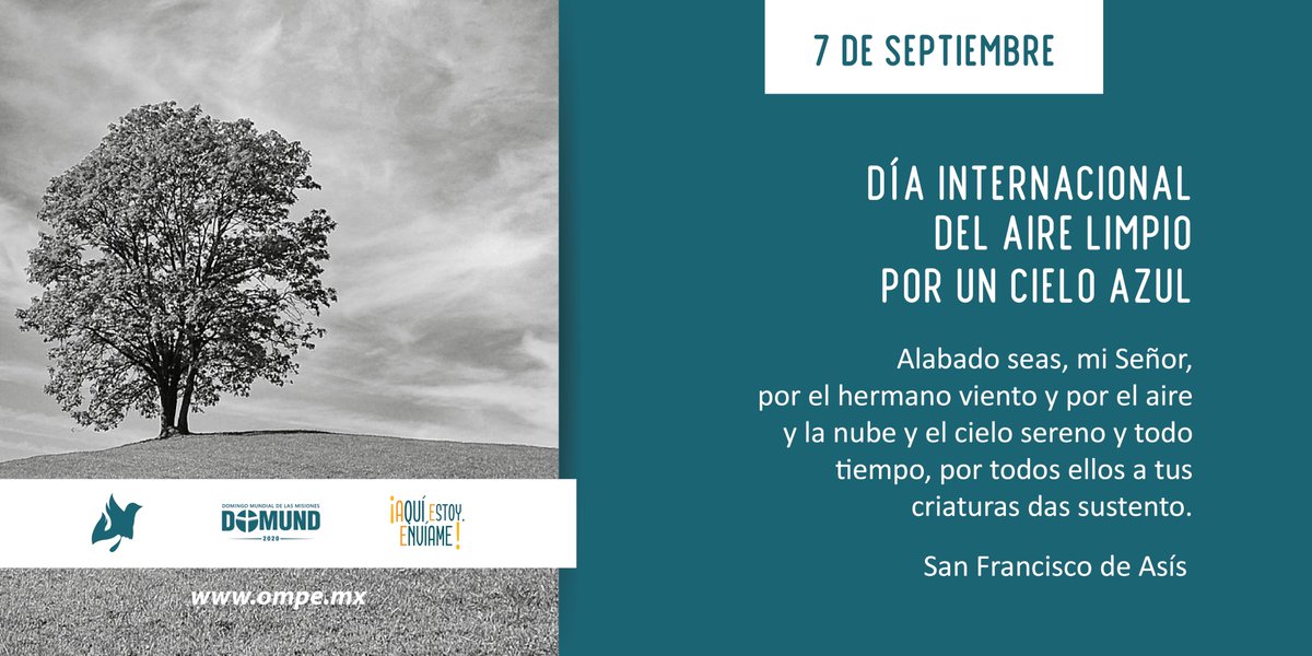 RevSembradores's tweet photo. La contaminación atmosférica es el mayor riesgo ambiental para la salud humana y una de las principales causas de muerte. Mantener un aire limpio para todos  es cuidar nuestra casa común, creación de Dios. #AquíEstoyEnvíame #TestigosdelaMisión #BreatheLife https://t.co/mogSRHSjWv