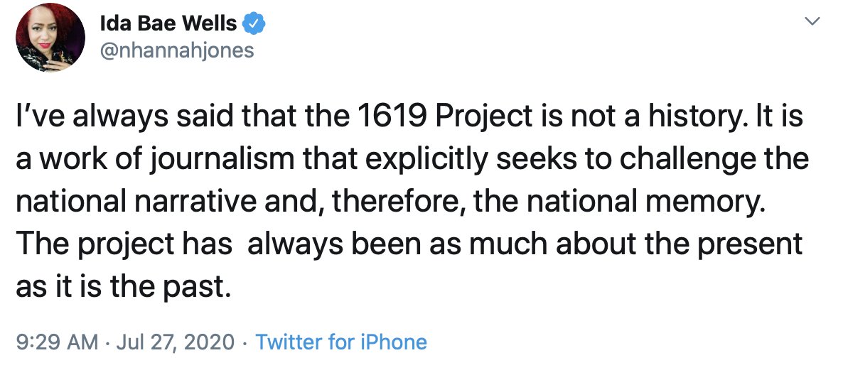 20/Since Trump not only said that he was going to remove Critical Race Theory from all governerment agencies, but would refusing to give funding to schools that use the Critical Race Theory filled 19619 project; now is a good time to remind everyone what that project was about:
