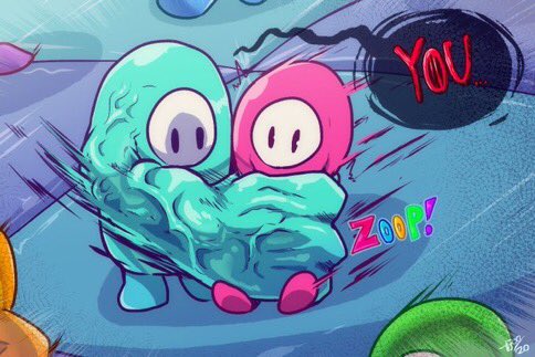 ghostinmech's tweet photo. Thx❤️ @FallGuysGame #BeanBotTip /when someone is ahead of you try to grab a Bean passing by. https://t.co/MhascXMdWb