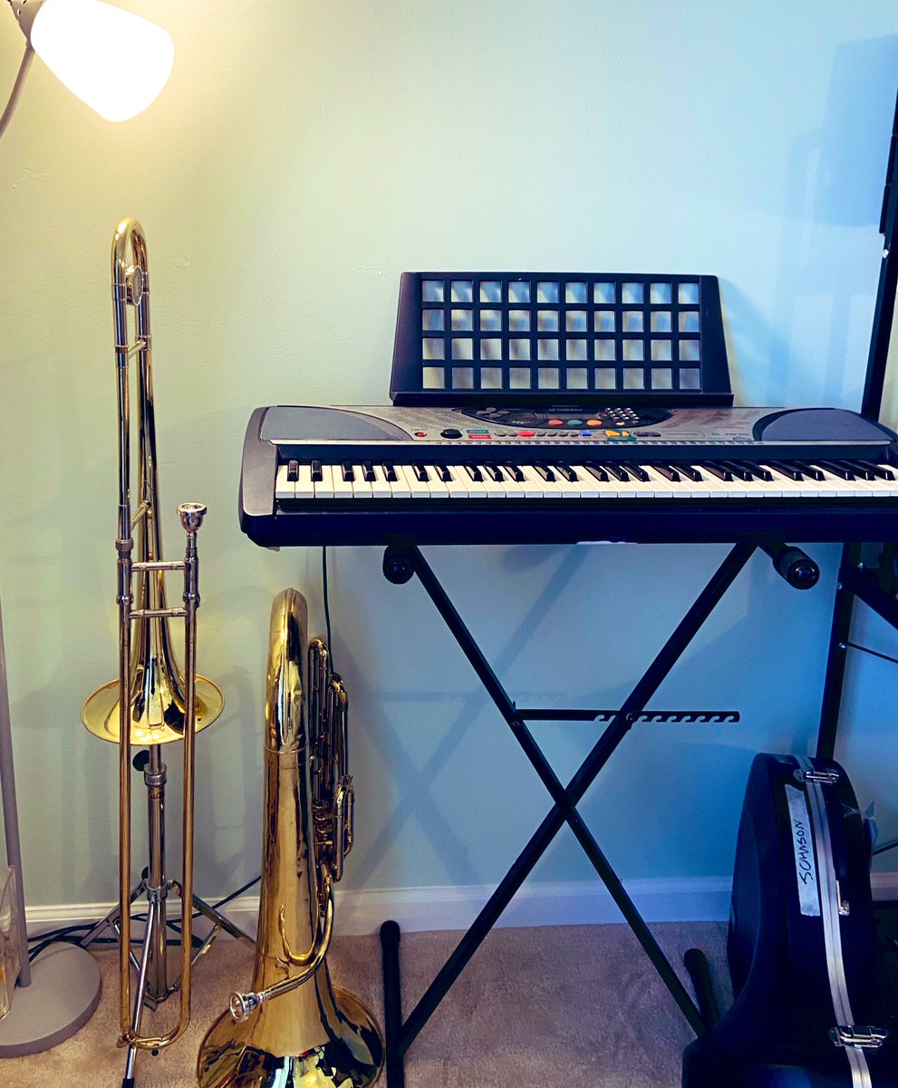 MrsManningMusic's tweet photo. Getting ready for the first day of school (and of course taking some time to relax! #selfcare) can’t wait to meet new students and see my previous students tomorrow! #bandteacher #distancelearning #virtualband #firstdaytomorrow! @LCPS_Mercer https://t.co/r9kD34EwC2