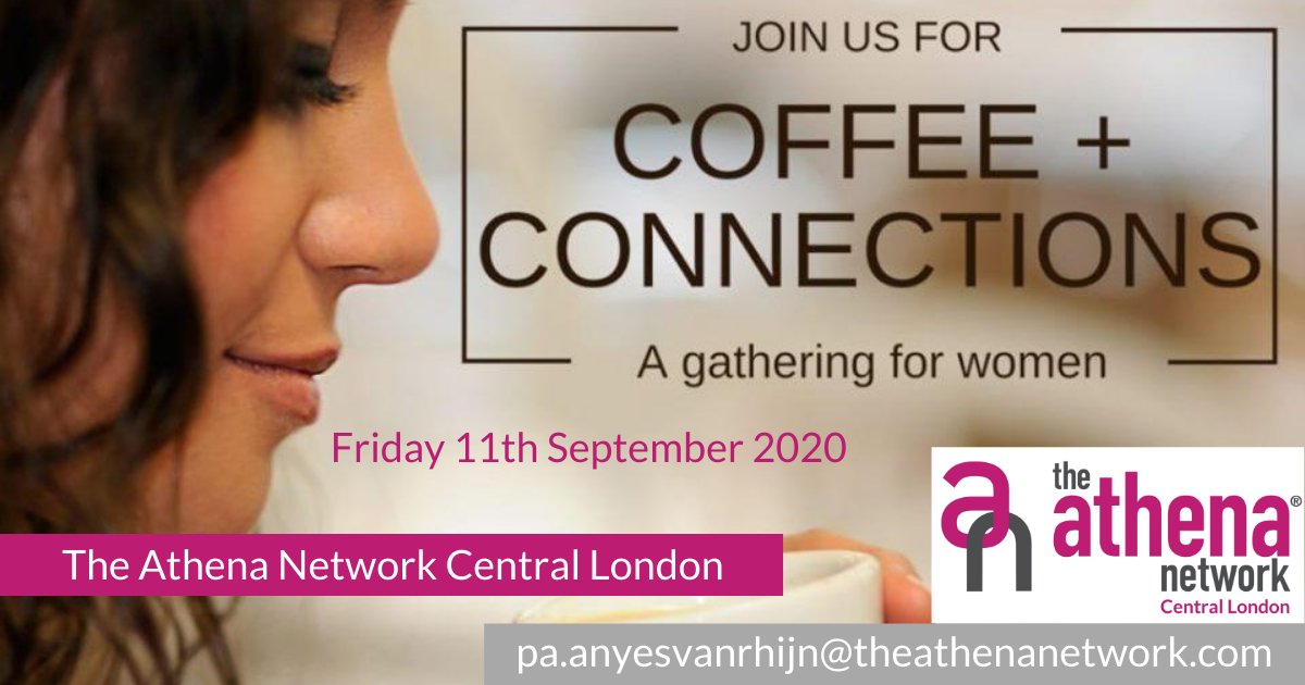 AthenaLondon's tweet photo. Our next Cappuccino Connections is 11 September 2020.

This is an informal networking meeting held online from 10am to 12pm.

Why not join us and experience what networking can do for you and your business?

Contact me to book on

#athenacentrallondon #magentatribe https://t.co/Y7iB8bvV6n