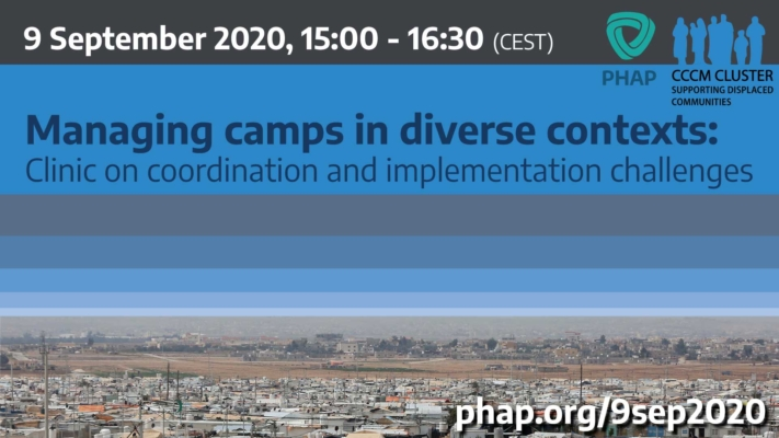 SpherePro's tweet photo. While #humanitarianstandards exist for many of the technical areas in a camp setting, this was not the case for the work of #CampManagers. Now, the Camp Management Standards' final draft is ready for review!
Don't miss this webinar: https://t.co/vykoLho152 https://t.co/um3fQJZpEy