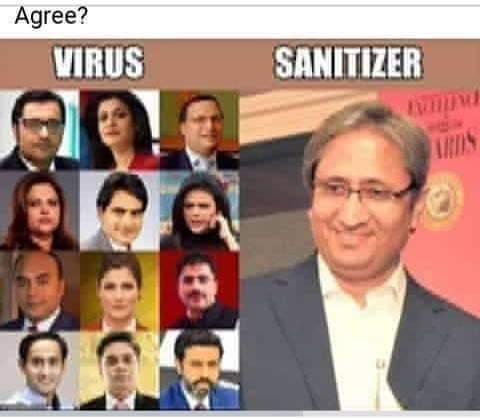 mehaappy's tweet image. #indianmedia and all #indianchannel
are like a #virus there is only #RavishKumar is like a #sanitizer .
#Ndtv