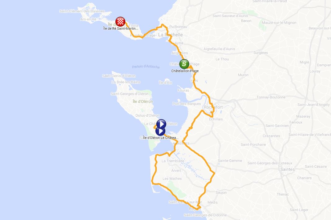 France Bleu La Rochelle Carte Tour De France Decouvrez Le Parcours De La 10e Etape Entre L Ile D Oleron Et L Ile De Re Tdf T Co 9xm9wkymwv T Co W2zuw73a5q