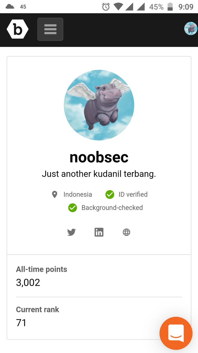 Joined 3000 points on <a href="/Bugcrowd/">bugcrowd</a> #ItTakesACrowd ❤️