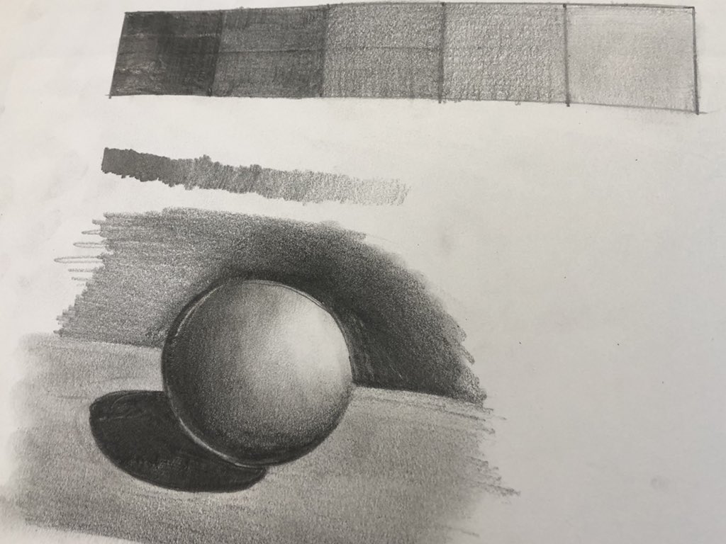 HMPalmerx's tweet photo. Recalling tonal techniques with GCSE Art students today after not seeing them for 6 months before going onto an observational drawing. Excellent work👍🏻 #curriculum #art #artgcse #recallknowledge #BackToSchool https://t.co/piSKmSaGun