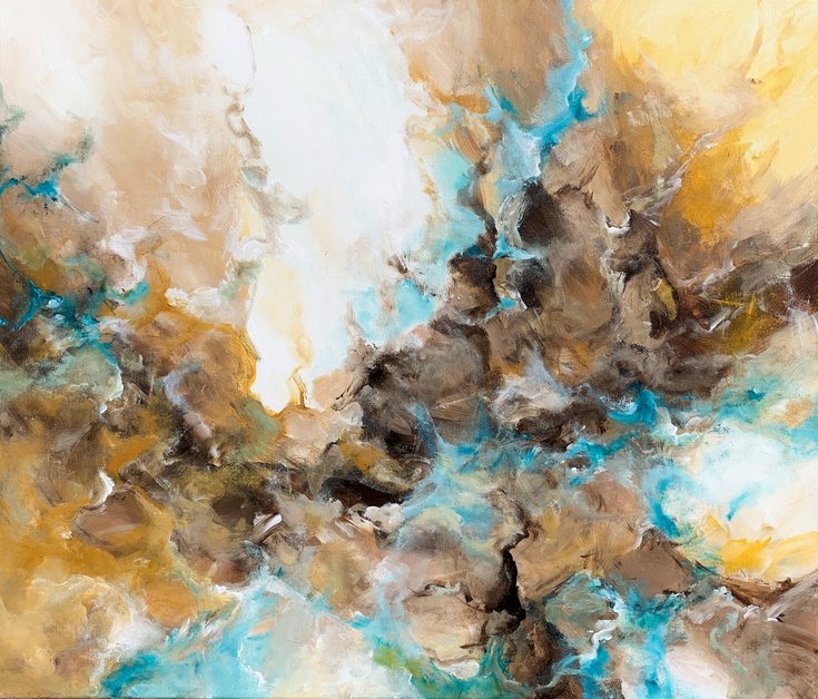 paschamo's tweet photo. " Serenity II “ abstract Painting 60x70… by @paschamo via @artfinder #acrylic #painting #art https://t.co/Otimg9TnPQ https://t.co/mmVT5bEEpX