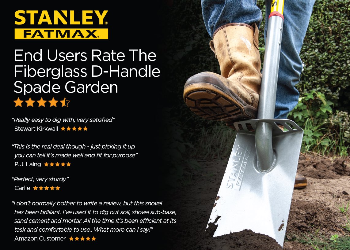 NapBrands's tweet photo. STANLEY FATMAX Landscaping tools. The trade rate them. Are you giving your customer what they want? Become an online dealer now. It’s easy; just get in contact! https://t.co/ugo663X3zF