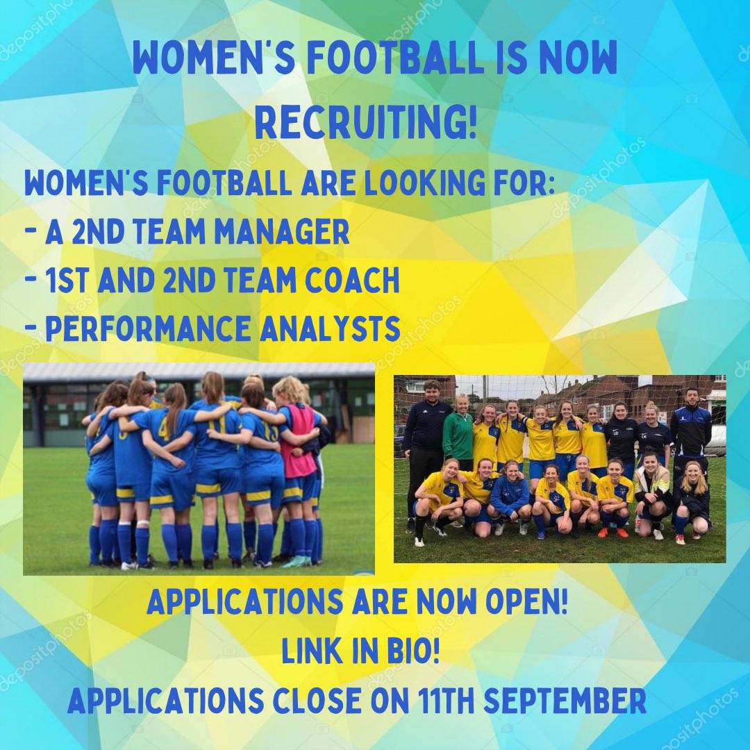 Closing date for applications is this Friday! To find out more info, send us a DM!