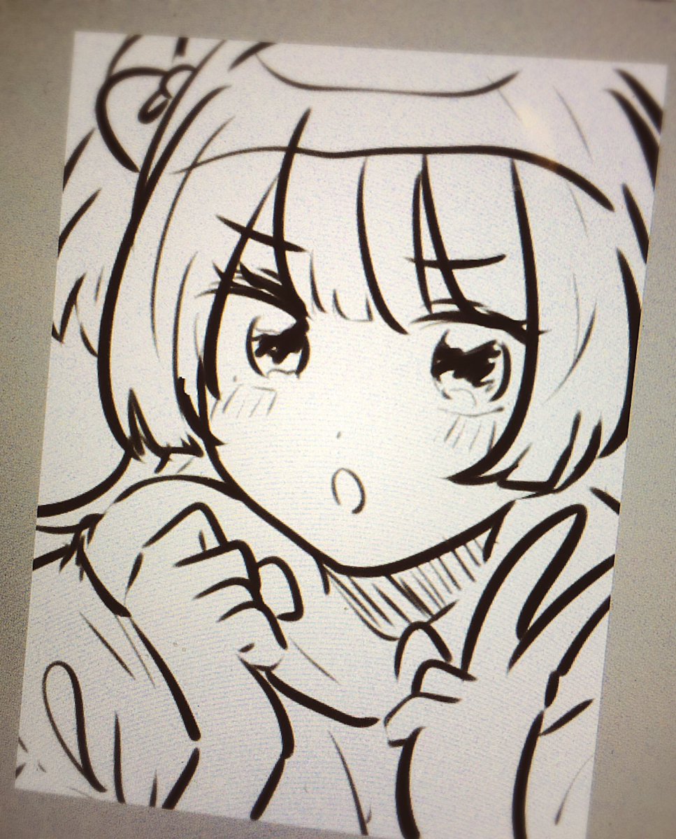 何も考えずに手癖100%で描いた冬優子を投げておきます… 