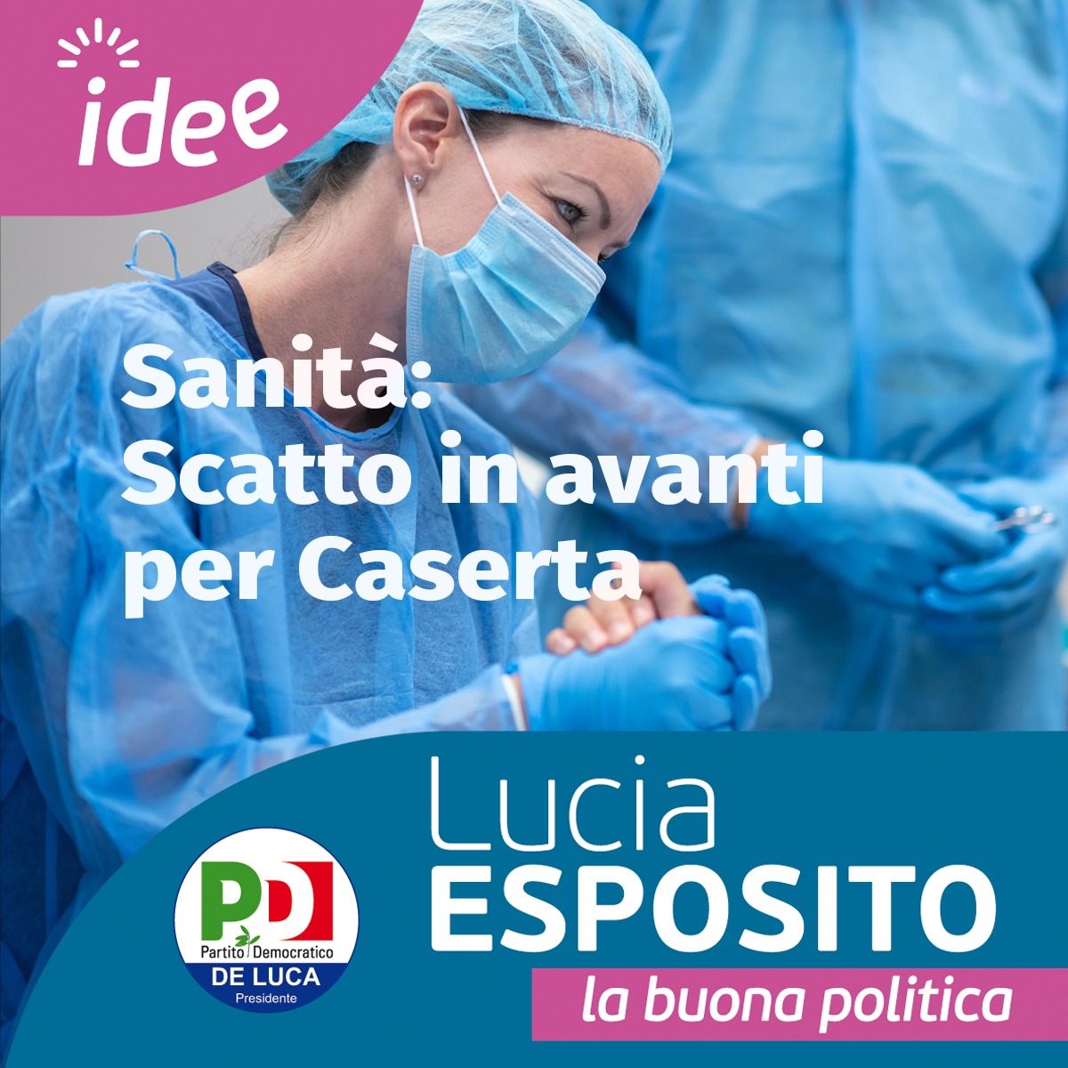 Nella sanità a Caserta serve un scatto in avanti. Occorre potenziare la medicina di prossimità e realizzare il Policlinico. I prossimi cinque anni saranno decisivi. #LaBuonaPolitica
