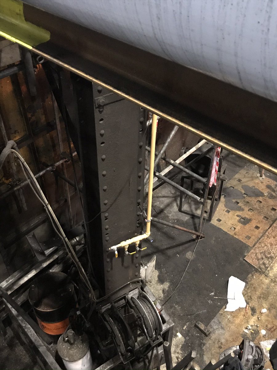 FlowtechM's tweet image. Sheffield - 5”-1” gas supply in steelworks Sheffield