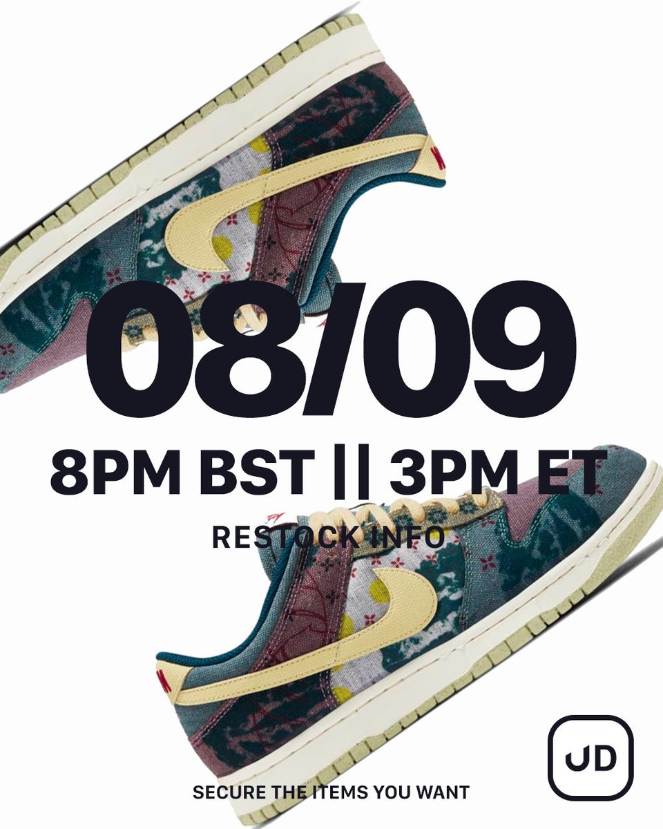 usnkrs's tweet photo. ✏️ UDEPLOY RESTOCK INFO ✏️

8th September @ 8PM BST || 3PM ET

Join us and start catching those W's!

🔥📈🚨🔥📈🚨🔥📈🚨

RT | FOLLOW | TAG 1 PERSON

We'll be picking a winner for a free uDeploy Lifetime

🥳🤍🥳🤍🥳🤍🥳🤍🥳🤍 https://t.co/Z6xjxqQPTA