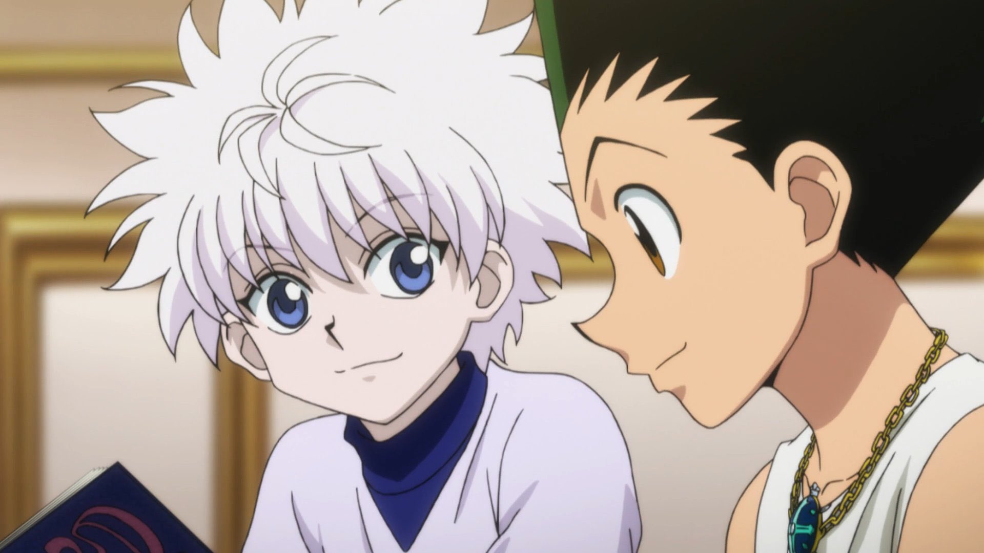 when killugon look at each other like this. 🥺. 