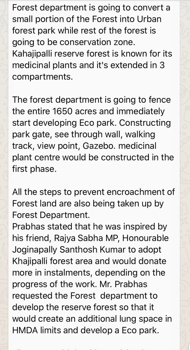CitizensForHyd's tweet photo. Seriously by converting the rich bio-diversity behind you into a mere urban park, you are trying to convince us that you are protecting Mother Nature @IKReddyAllola @KTRTRS the term “reserved forests” means it is protected. Do you even have a right to do this? https://t.co/k9kjwDKRoh