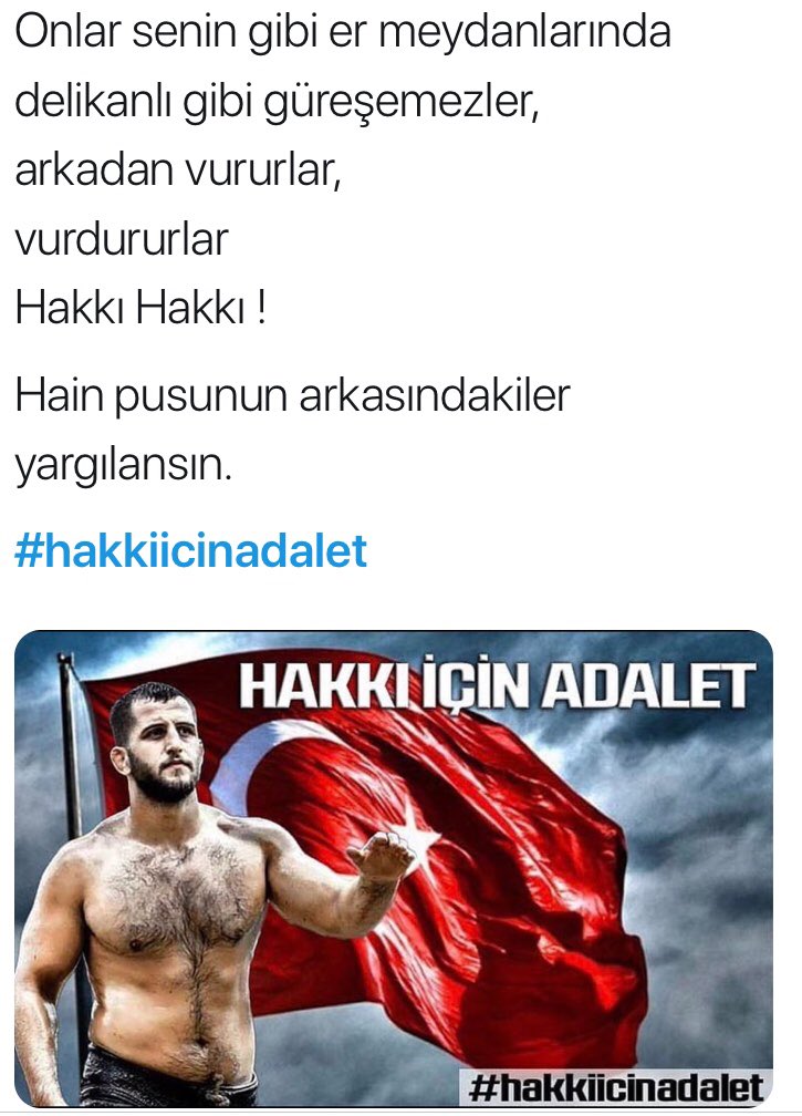 #hakkiicinadalet 
#pehlivanhakkıaygun