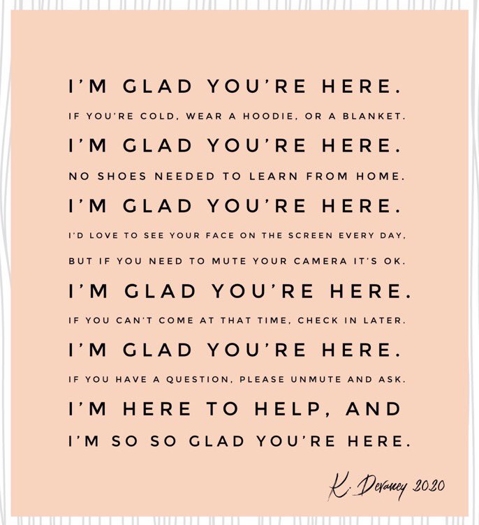 HeatherRyanTDSB's tweet photo. An alternative to the online rules I keep seeing that are policing kids, written by @KMD1106 #imgladyourehere https://t.co/yuFr0w4edR